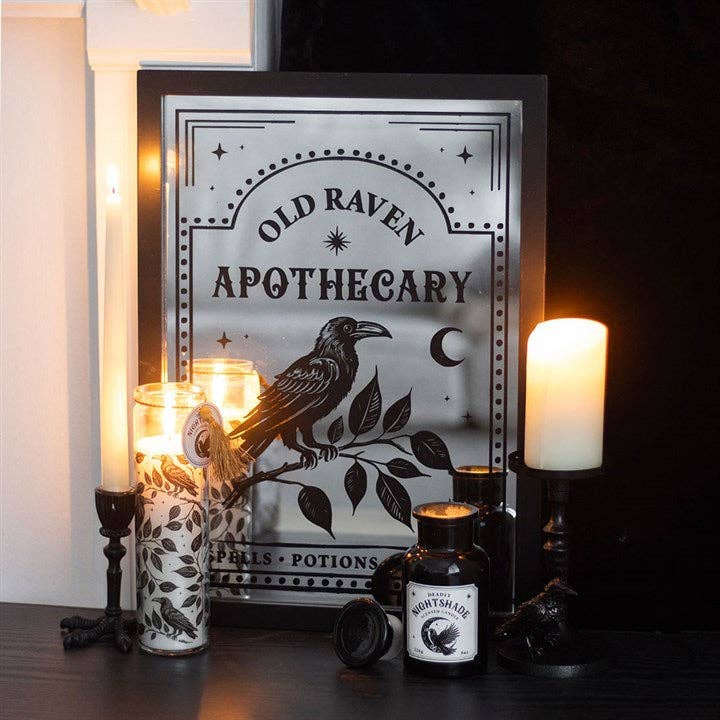 Raven Claw Gothic Taper Candle Holder