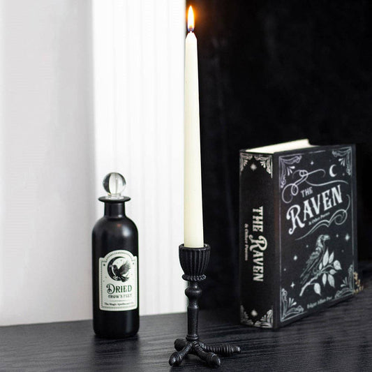 Raven Claw Gothic Taper Candle Holder