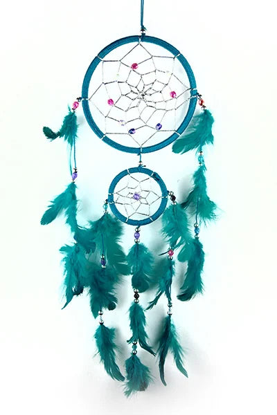 Dream Catcher Wood Beads Turquoise